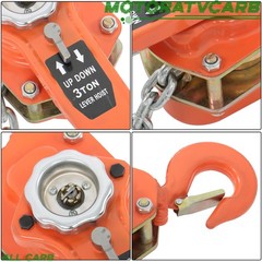ALL-CARB G80 Manual Lever Chain Hoist, 6600 lbs Capacity Lifting height 10ft