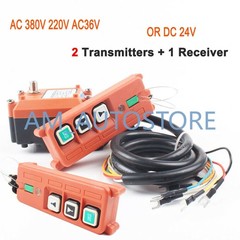 Industrial Wireless Remote Control F21-2S 2Point Single Speed Sandblasting Hoist