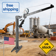 NEW Pickup Truck Crane Hoist with 1000 lbs Capacity Hydraulic For Lifting Goods