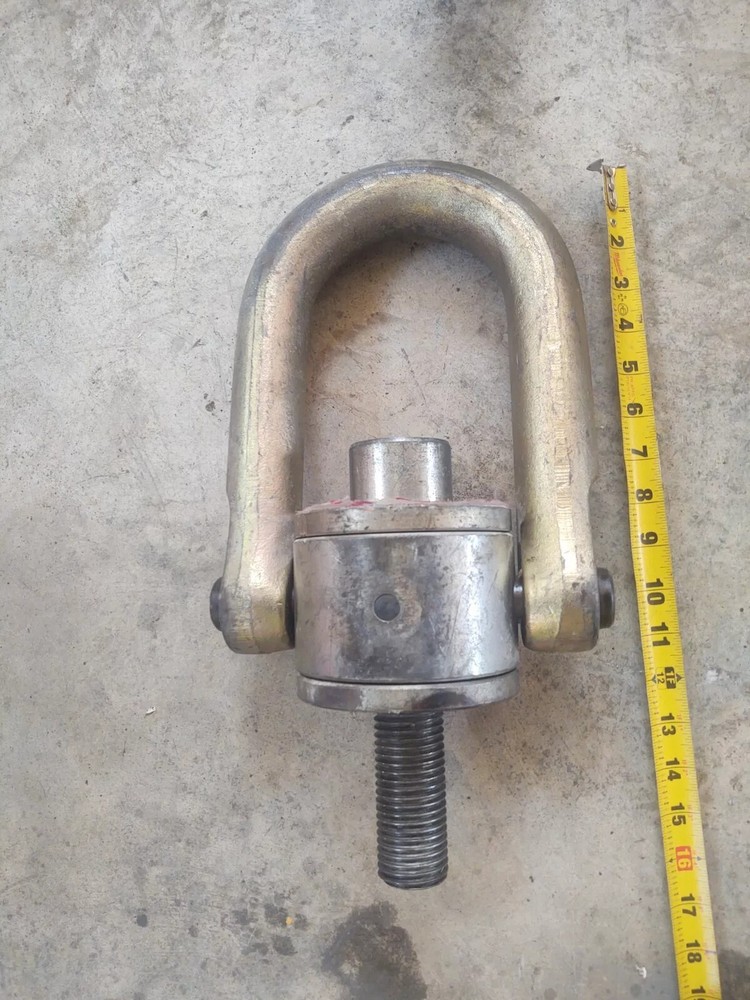 CROSBY 11,000 KG SWIVEL HOIST RING, p/n 1016690, HR-125M, M36x4.00×150, USA