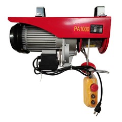 2200LB Electric Wire Cable Hoist Winch Crane Lift Overhead Remote Control PA1000