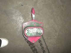 LITTLE MULE LMHA PW 0006 2 TON CHAIN HOIST 12.5’ LIFT (00)