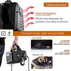 Electric Hoist Winch Portable Electric Winch 1100lbs 500KG Wire Remote Control