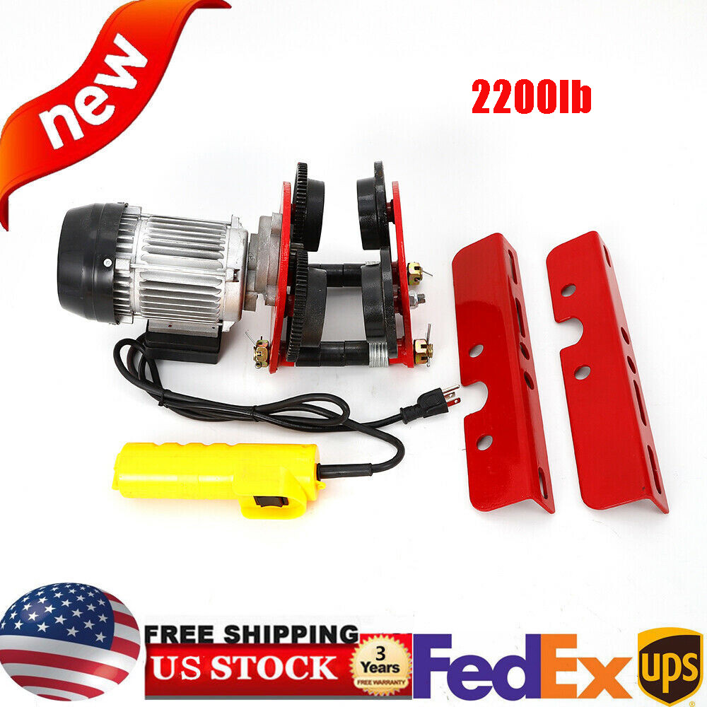 1 Ton Electric Chain Hoist Motor Speed 1400r/Min Power Trolley 500w