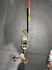 Come Along 3000 Lbs Double Rigged 1500 lb Single Rig Lincoln Hoist LH3000-30