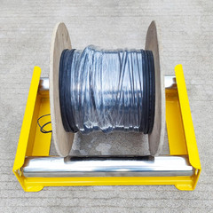 Cable Drum Roller Reel Dispenser Cable Roller Stand for Wire Reel Diameter 20…