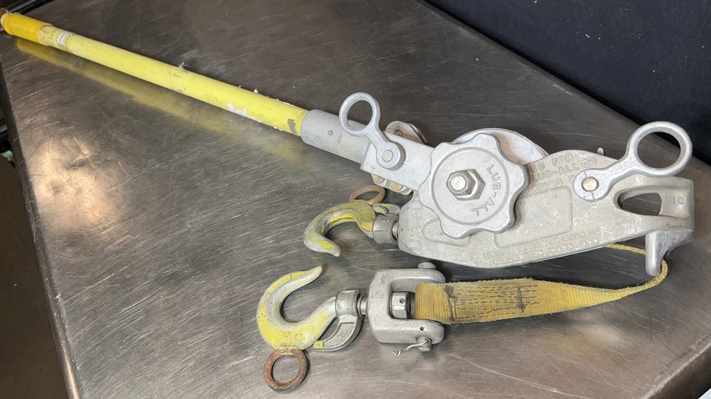 Lug-All Hoist Lincoln Precision Model 2 1000lb Single Rig 2000 Lb Double Rig. #3