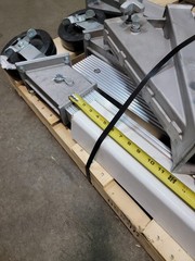 CM Model F 1/2 ton Electric Hoist, 16 fpm 4.8 mpm w/ stand