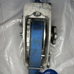 Lug-All Industrial-grade 2-ton web strap come along ratchet winch hoist