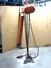 CM LODESTAR ELECTRIC CHAIN HOIST MODEL RT 3TON 6000LBS 1HP 208-240/440-480V 3PH