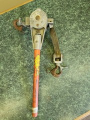 Chance Hoist 1 Ton Ratcheting Strap Hoist Hot Stick Linesman Tool – USED