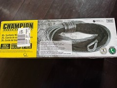 Champion Power Equipment Winch Rope Synthetic 1020 in. 8000 lbs. to 10000 lbs