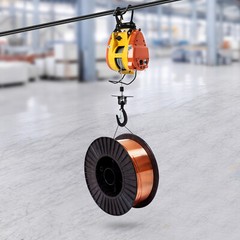 507.06lbs 110V Electric Chain Hoist 100 ft. G80 Chain 1300W Chain Hoist
