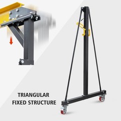 1 Ton 2000-Lb/2 Ton 4000-Lb Loading Capacity Adjustable Gantry Crane for Car