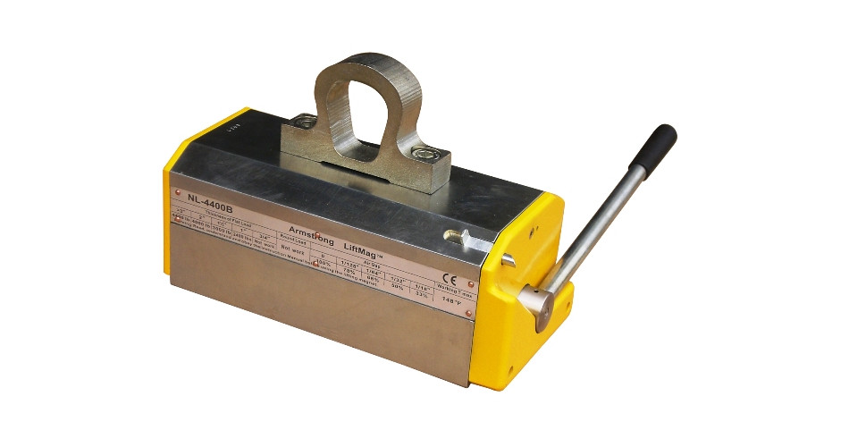 Armstrong Lift Magnet NL-B2 4400 lb, 13200 lb Breakaway, Limited Lifetime Wrty