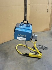 DEMAG ELECTRIC CHAIN HOIST 1/1 H5 V7,2/1,8 440/480V 2200LBS 200″ DROP – USED