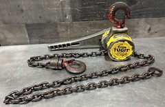 Tugit 1 Ton Ratchet Chain Hoist Come-A-long Winch Rigging Cat 230 Item ID #4