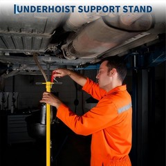 2 Ton Folding Engine Hoist Lift ,Hydraulic Shop Crane w/Underhoist Support Stand