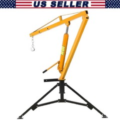 Hydraulic Pickup Truck Crane, 1000Lbs Capacity ,360° Swivel Hitch Mounted Crane