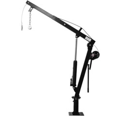 Hydraulic Pickup Truck Crane Hoist Jib Crane 2000 lbs 360° Swivel Hoist Lift