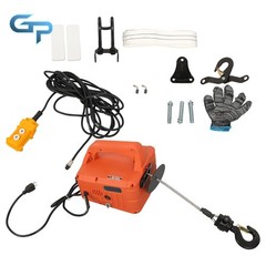 1100LBS 1500W Wire and Wireless Remote Control 3-in-1 Portable Electric Hoist