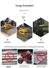 Magnetic Lifting Device with Strong Magnetic Force for Lifting Steel Plates