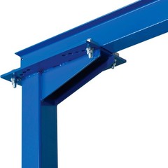 Global Industrial Fixed Height Steel Gantry Crane 10’W x 10’H 2000 Lb. Capacity