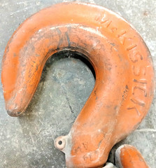 MCKISSICK 10″ SNATCH BLOCK W/HOOK D5BJ 15 TON CAPACITY WIRE ROPE SIZE 5/8″-3/4″