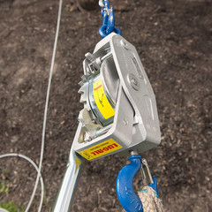 Lug-All 4000-20 2-Ton Cable Rachet Winch Pulley Hoist, Free Shipping, 1 Each
