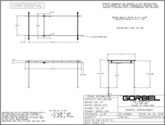 GORBEL WORKSTATION BRIDGE CRANE – 250 LB CAPACITY, GLCS-FS-250-10-23-10