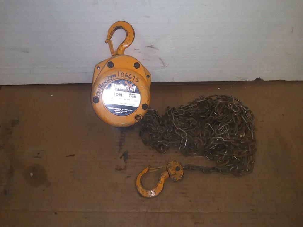 Harrington 1/2 Ton Hand Chain Hoist CF40221