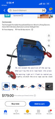 110V Wire-controlled and remote-controlled Electric Hoist 450KGX7.6M