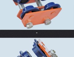 Manual Trolley 0.5/1/2/3/t Ton I-Beam Pulley Block Lifting Pulley Hand-Operated