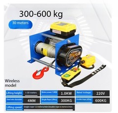 Small Electric Winch 200-400KG Electric Winch 30M Wire Rope Winch Crane
