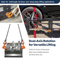 Heavy Duty M16 G80 Swivel Hoist Ring – 360° Rotation, 1.5 Ton Capacity, High Str