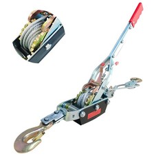 Come Along Winch – 11000 lbs/5T Pulling Capacity,12ft Steel Cable,3 Hooks,Dua…