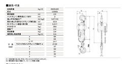 Kito chain block CX type 250kg x 2.5m CX003 CX003 Japan New