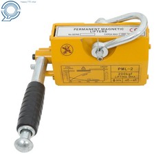 Permanent Magnetic Lifter 440lbs Lifting Capacity 2.5 Safety Factor Yellow