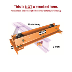 HARRINGTON HPC CONVERTIBLE SINGLE GIRDER END TRUCK PAIR – 2 TON