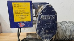 MY-TE 100AB Single Line Drum Winch Hoist 2000 Lb Lift, 120V USED