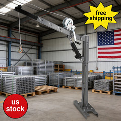 Crane Hoist with 1000 lbs Capacity, Hydraulic for Lifting Goods Truck Pickup