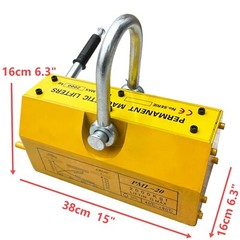 4400lb/2000KG Steel Magnetic Lifter Heavy Duty Crane Hoist Lifting Magnet