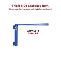 VESTIL WALL JIB CRANE FOR LOW CEILINGS – 300 LB CAPACITY