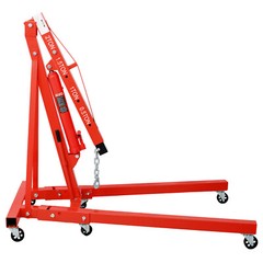 2 Ton Folding Engine Hoist Cherry Picker Shop Crane Hoist Lift Heavy Duty Steel