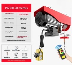Electric Hoist 220V Home Use Small Crane Winch Hoist Pulley Lifting Crane