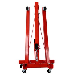 2 Ton Folding Engine Hoist Cherry Picker Shop Crane Hoist Lift, Heavy Duty Steel