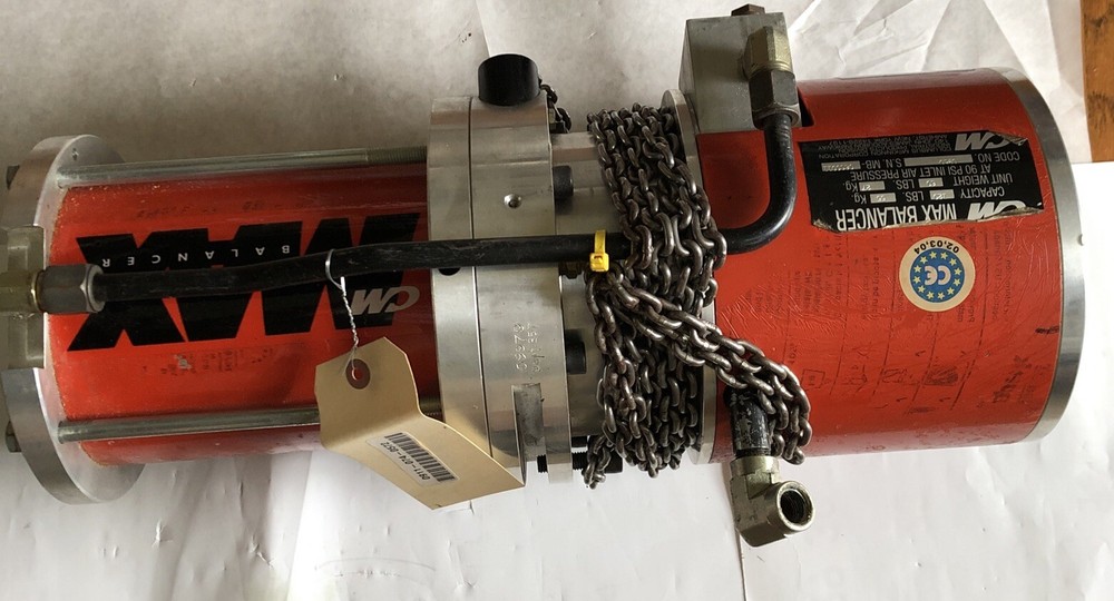 CM 0950 PNEUMATIC CHAIN HOIST,Cm MAX BALANCER, 120 LBS LOAD 55KG,Bw