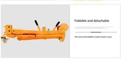 Mobile Compact Portable Foldable Hoist Hand-Cranked Mini Hoist for Home Use