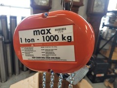 CM 1-TON LOADSTAR ELECTRIC CHAIN HOIST, 10′ LIFT, 2765-HS, 460/230 V, 8′ FPM