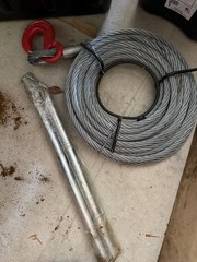 RWTÜV GS Certified 5400kg (5.4 Tonne) Wire Rope Pulling Hoist – New Old Stock –